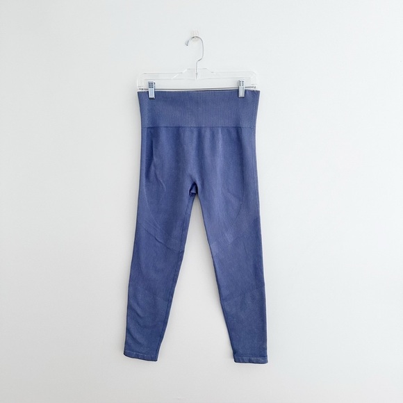 JoyLab Dusty Blue Ribbed High Rise Leggings - Picture 3 of 8